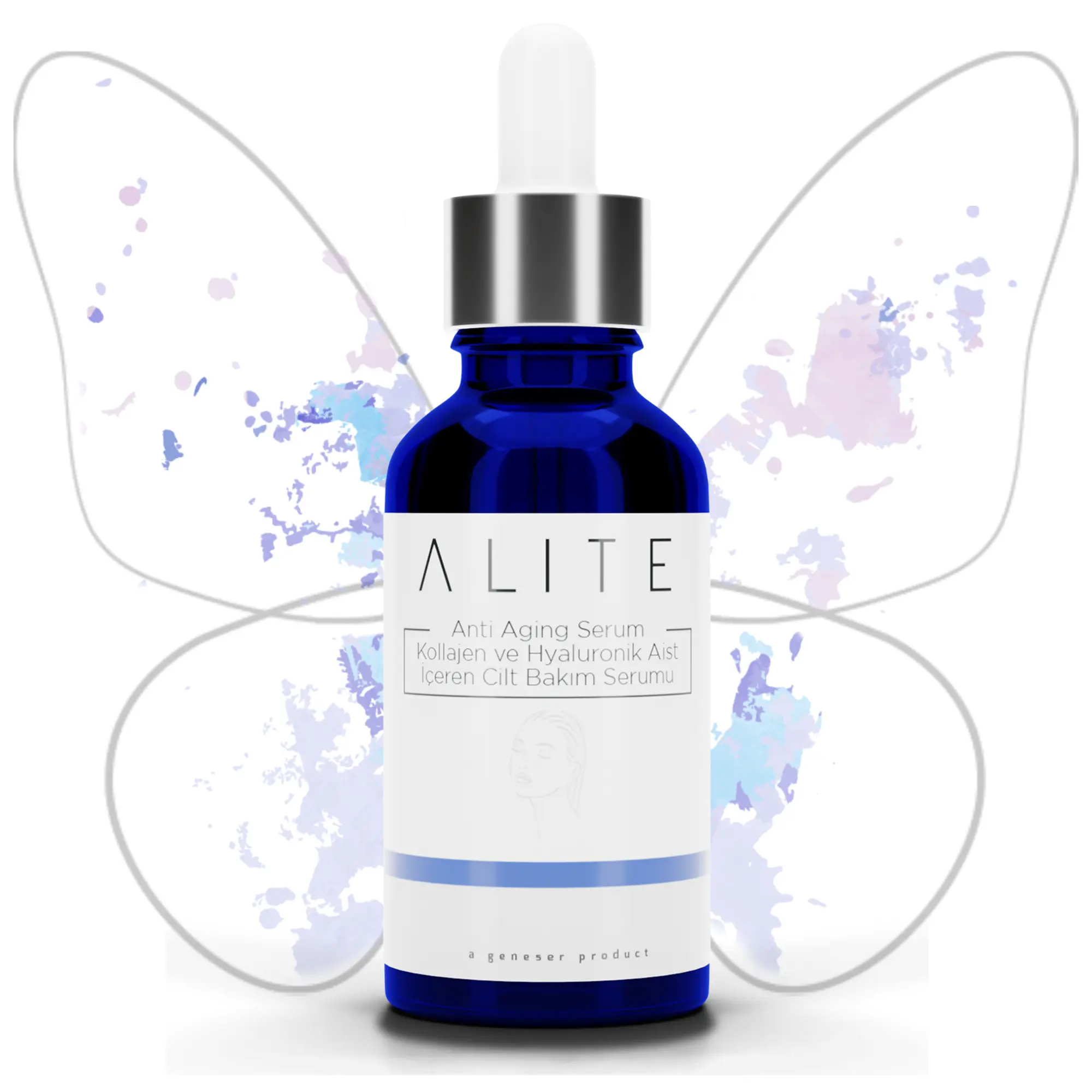 Alite | Yaşlanma Karşıtı & Leke Giderici Serum | Hyaluronik Asit & C Vitamini 30ml