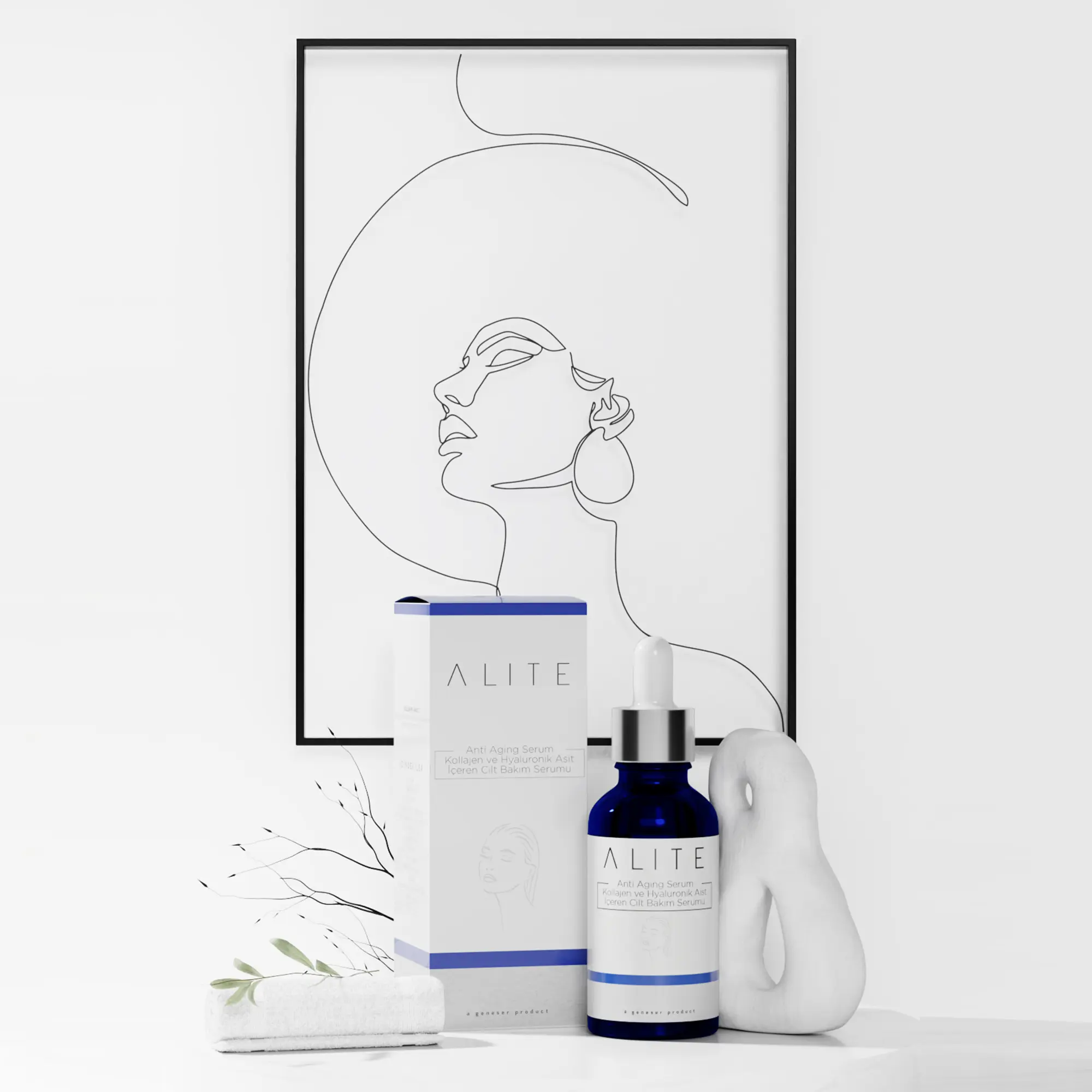 Alite | Yaşlanma Karşıtı & Leke Giderici Serum | Hyaluronik Asit & C Vitamini 30ml