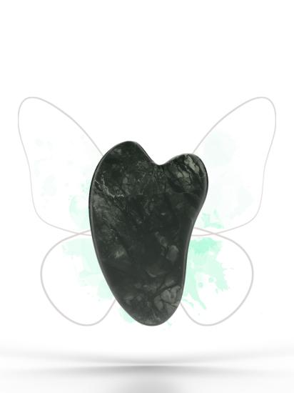 Alite Yeşim Gua Sha Kalp Şekli Masaj Taşı